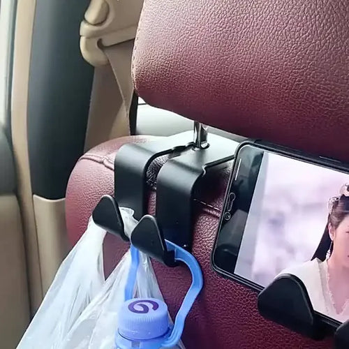2PCS metal Car Seat Headrest Hook