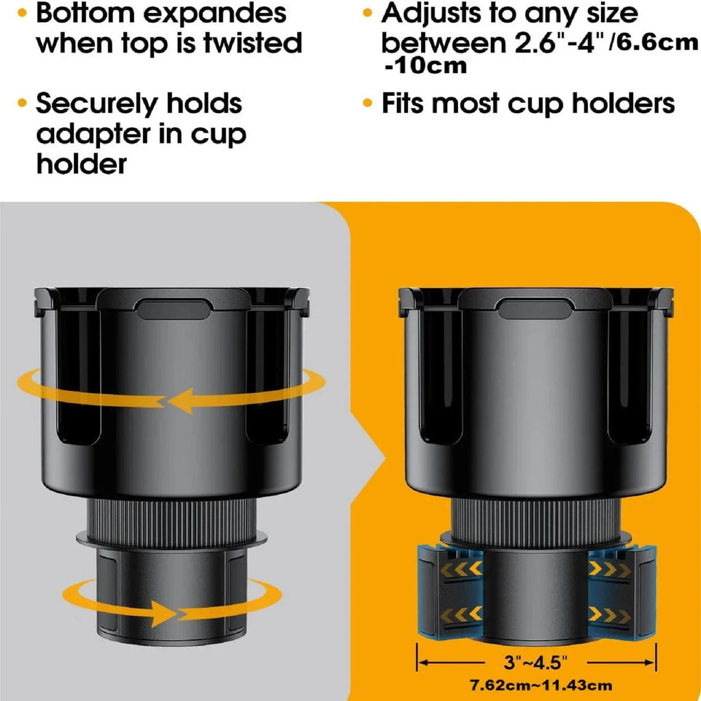 The TrippWave Car Cup Holder Expander