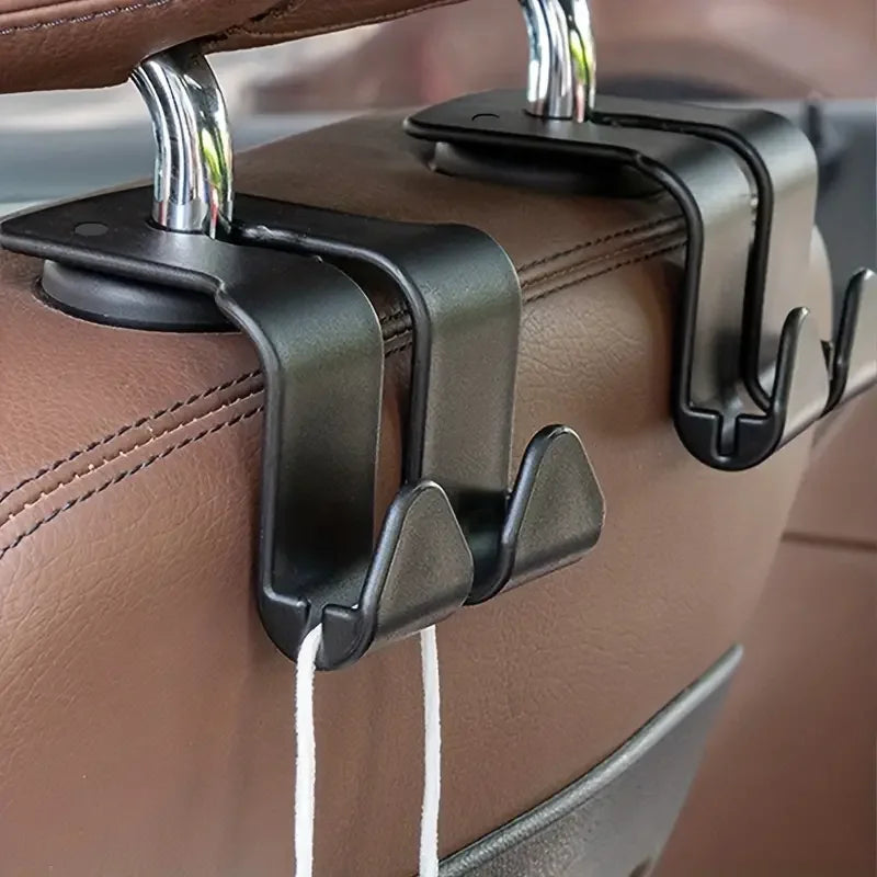 2PCS metal Car Seat Headrest Hook