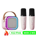 K12 karaoke machine with 2 microphones