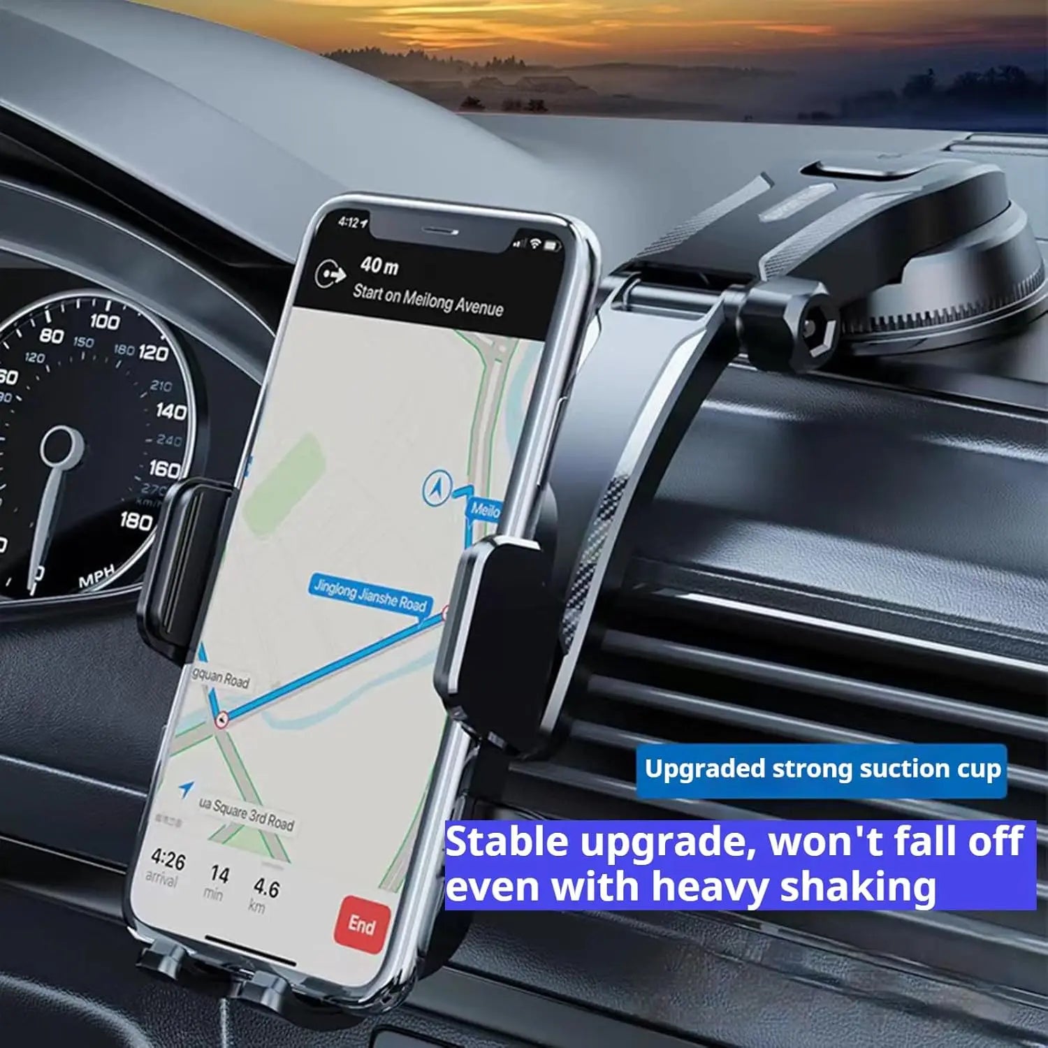 Adjustable Dashboard Car Cell Phone Holder