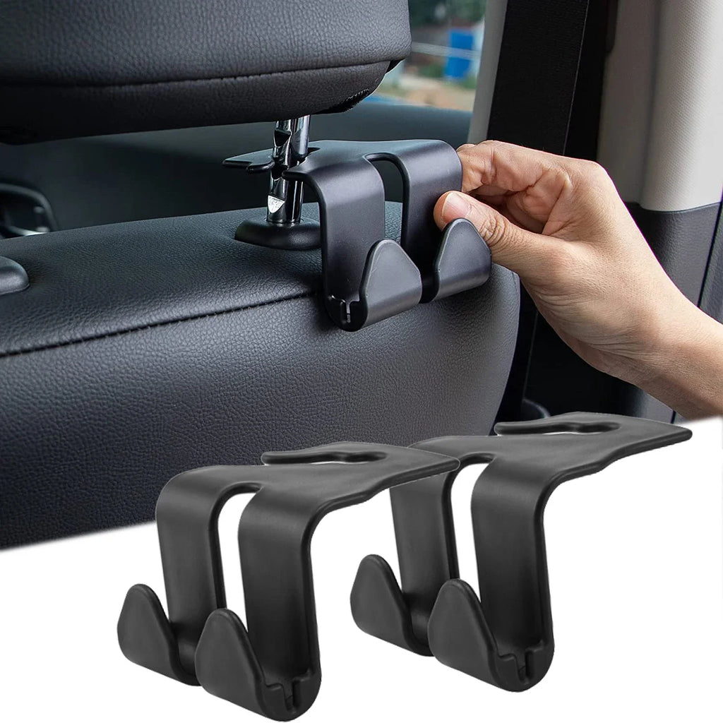 2PCS metal Car Seat Headrest Hook