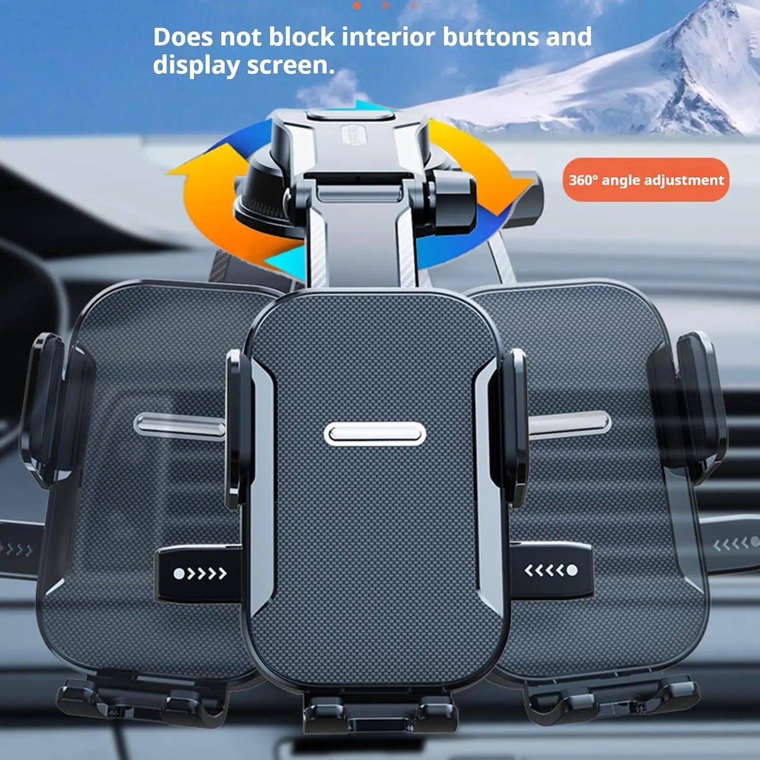 Adjustable Dashboard Car Cell Phone Holder