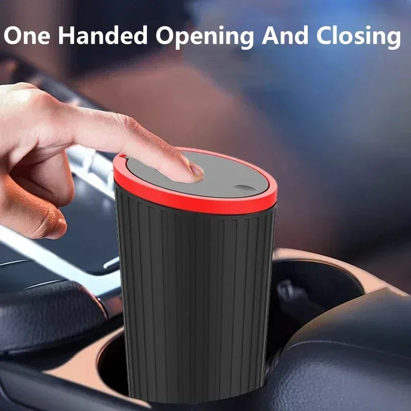 Mini car trash can