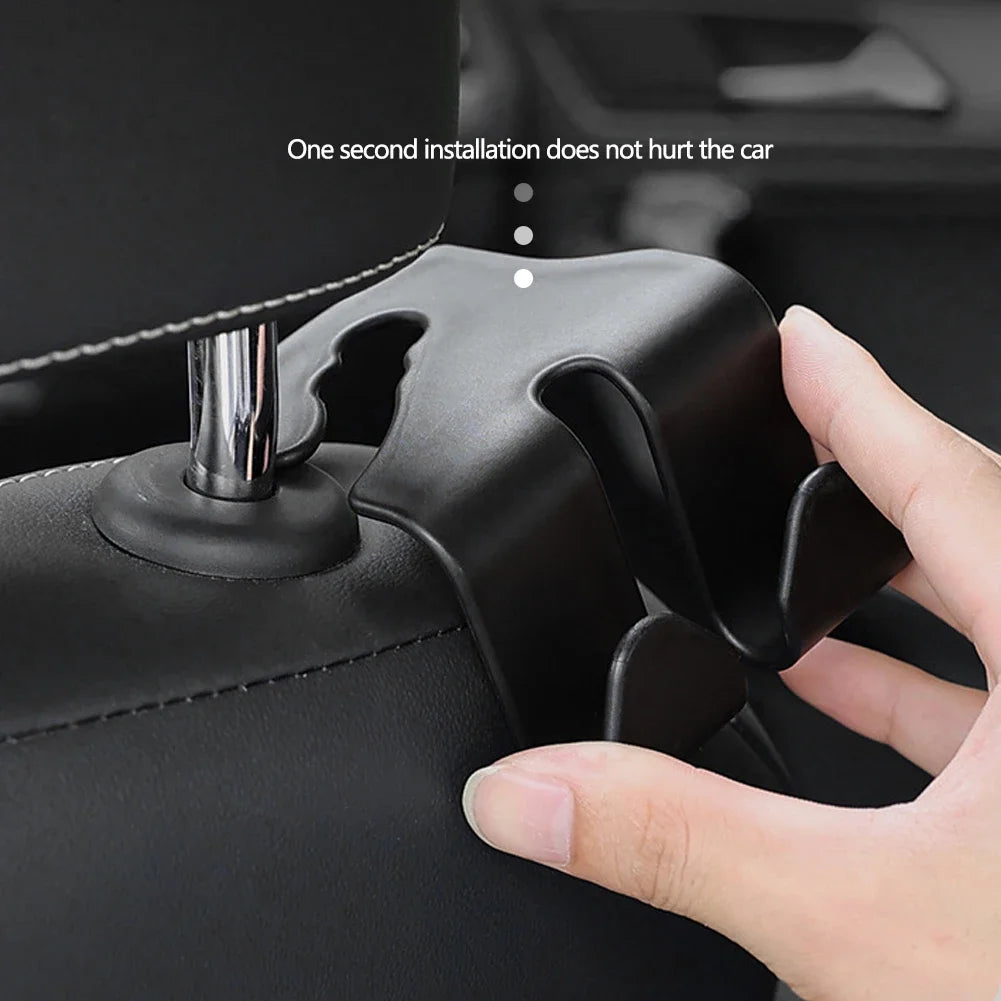 2PCS metal Car Seat Headrest Hook