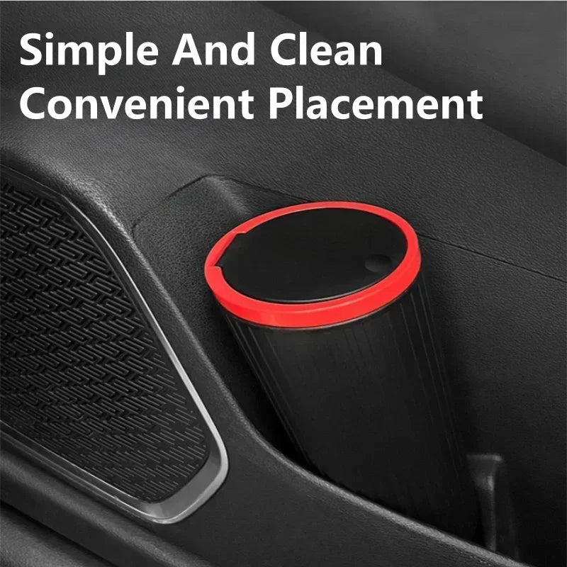 Mini car trash can