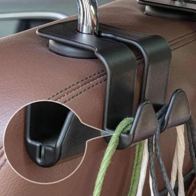 2PCS metal Car Seat Headrest Hook