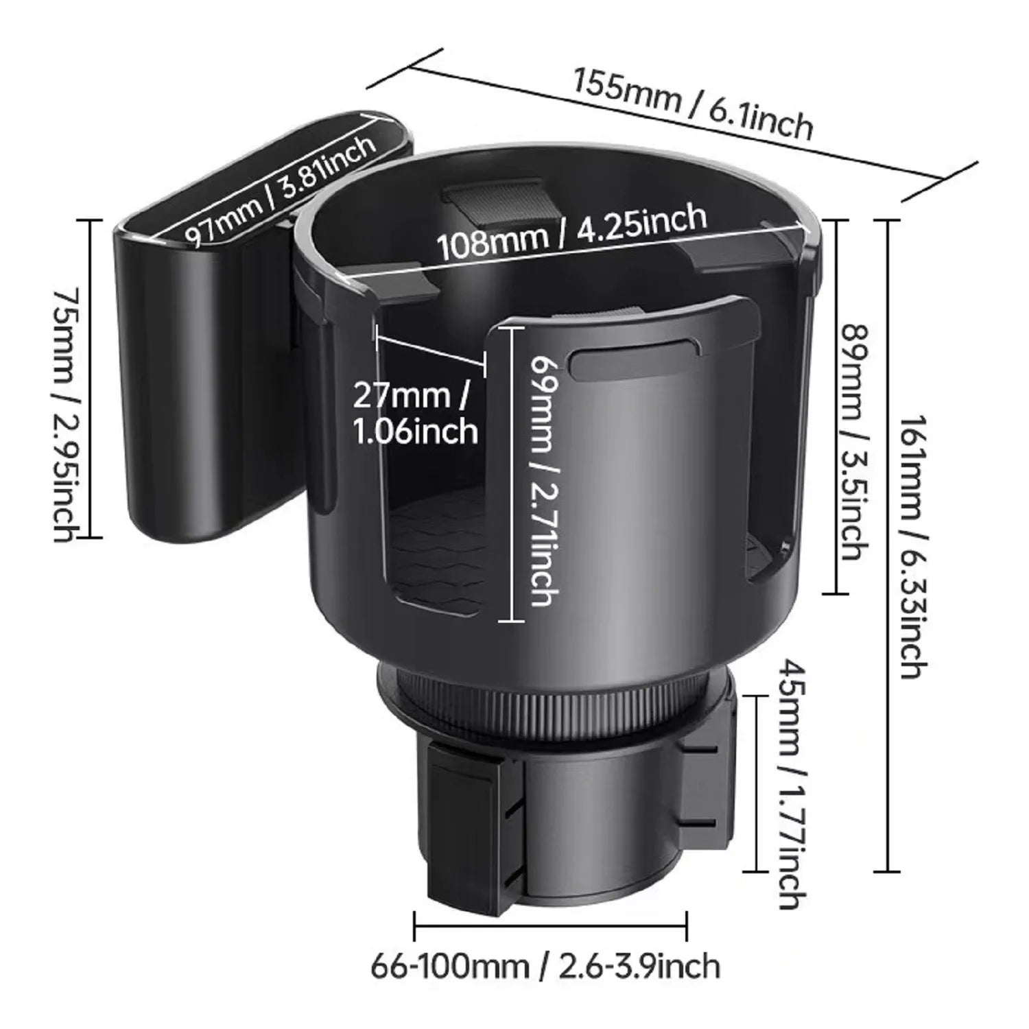 The TrippWave Car Cup Holder Expander